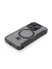 Черный чехол-книжка MagSafe для iPhone 16, Pro, Max из экокожи BROSCORP, пластиковый с силиконом