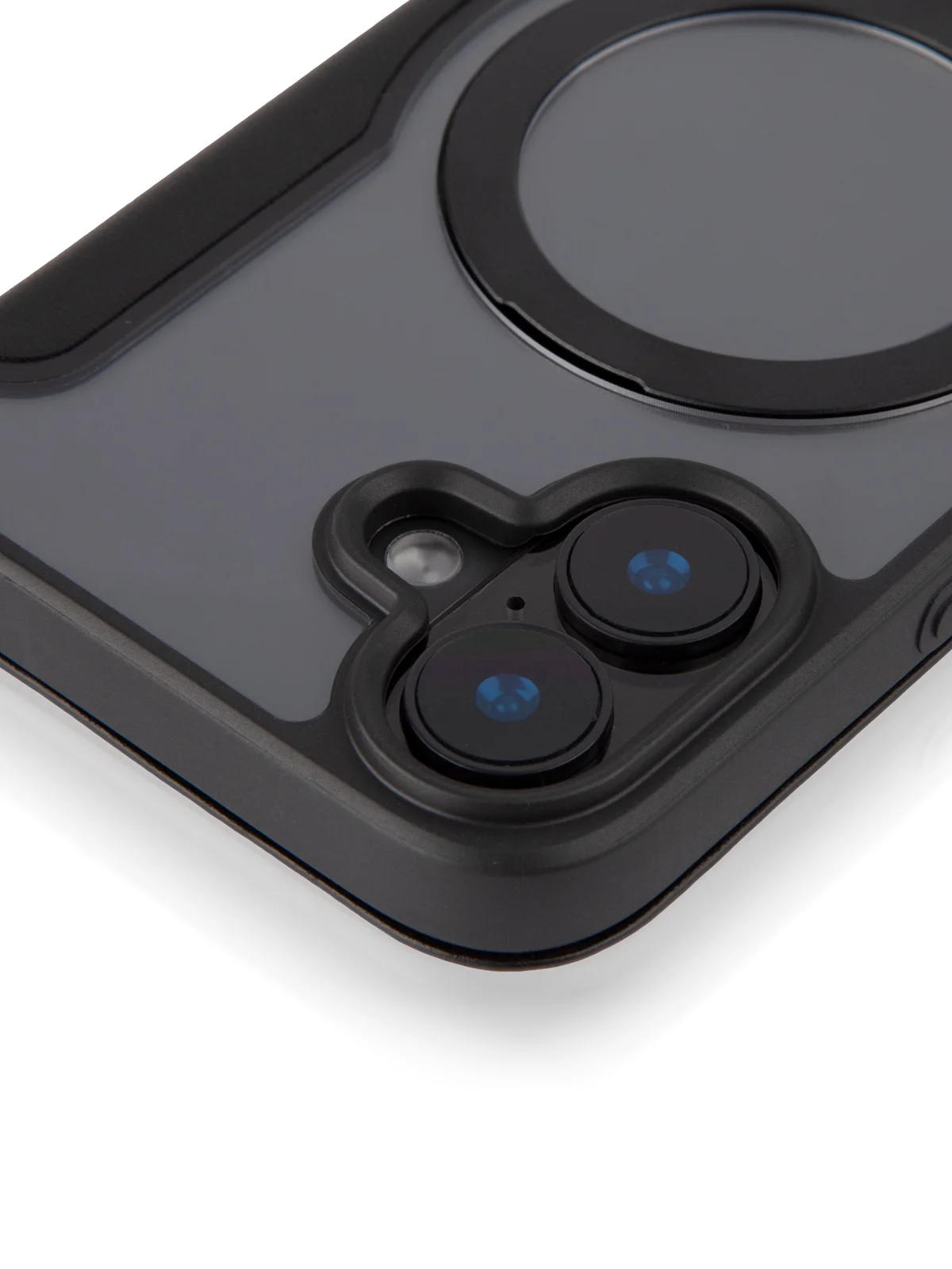 Черный чехол-книжка MagSafe для iPhone 16, Pro, Max из экокожи BROSCORP, пластиковый с силиконом