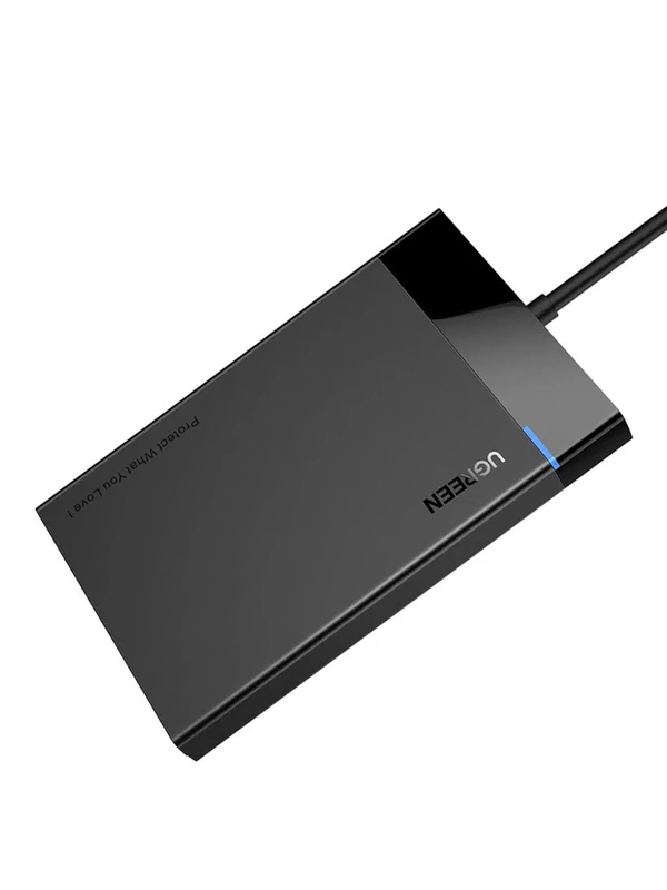 Бокс внешний для жесткого диска UGREEN US221 25 Inch Hard Drive Box с кабелем USB 30