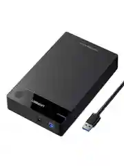 Черный внешний корпус для жесткого диска UGREEN US222 USB 30 B to 35''/25" SATA Hard Drive Box