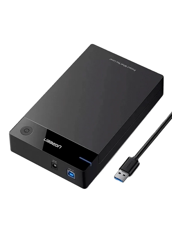 Внешний корпус для жесткого диска UGREEN US222 USB 30 B to 35''/25" SATA Hard Drive Box
