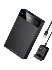 Черный внешний корпус для жесткого диска UGREEN US222 USB 30 B to 35''/25" SATA Hard Drive Box