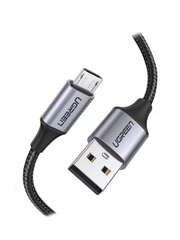 Кабель UGREEN US290 (60145) USB 20 A to Micro USB Cable Nickel Plating Alu Braid