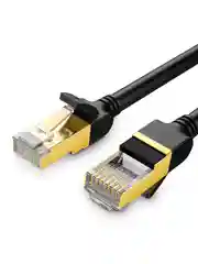 Черный кабель UGREEN NW107 (11277) Cat 7 F/FTP Lan Cable. Длина: 1,5м. Цвет: черный