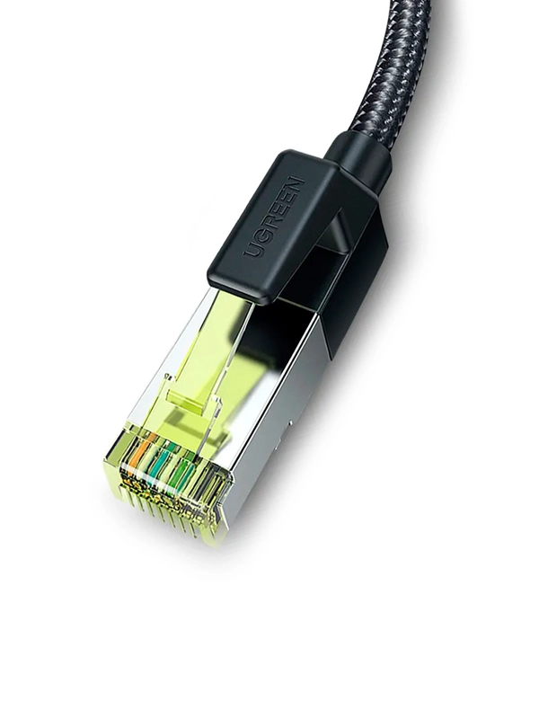Кабель UGREEN NW150 (80423) CAT7 Shielded Round Cable with Braided Modular Plugs.