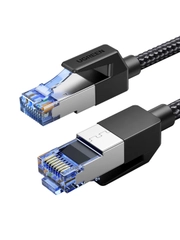 Кабель UGREEN NW153 (80432) Cat8 CLASSⅠF/FTP Round Ethernet Cable With Braid. Длина: 3м.