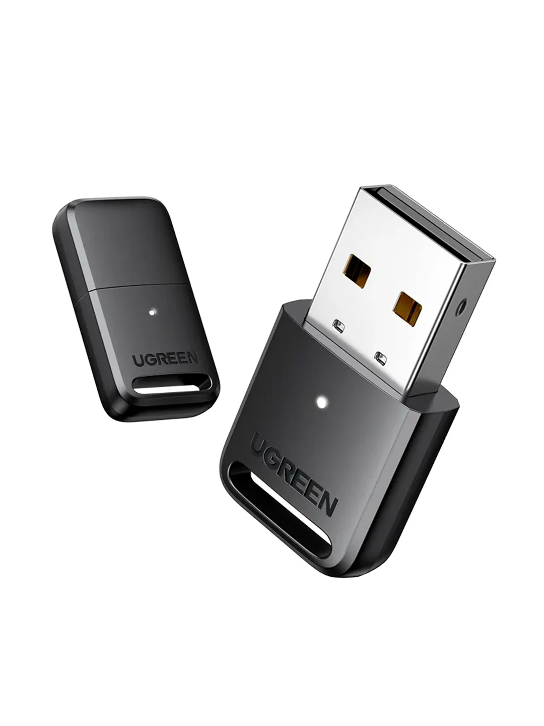 Черный адаптер UGREEN CM591 (90225) Bluetooth 5.3 USB-А Adapter. Цвет: черный
