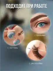 Ватные палочки для маникюра, бровей, ресниц микробрашеры 100 шт