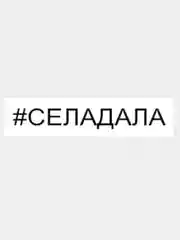 Наклейка"хештег селадала"