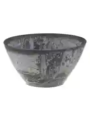 Серый кашпо / горшок для цветов с поддоном "Микрит" IDEA