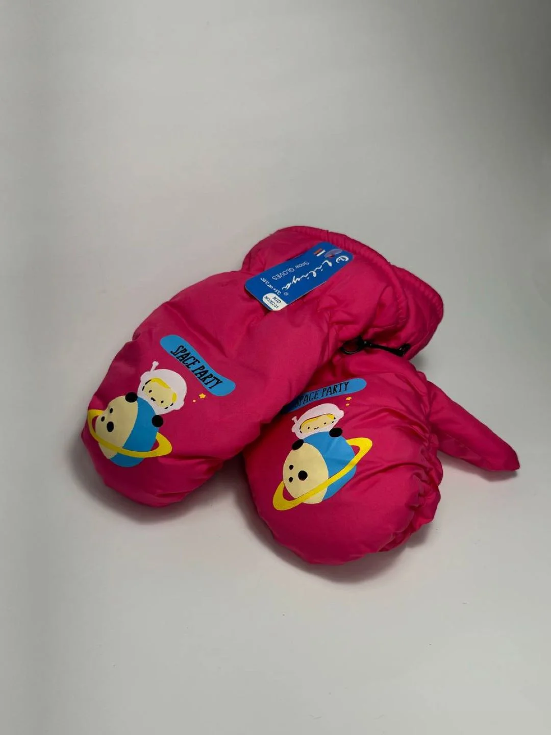Розовый варежки детские, краги для мальчиков и девочек 3-6 лет,6-10 лет
