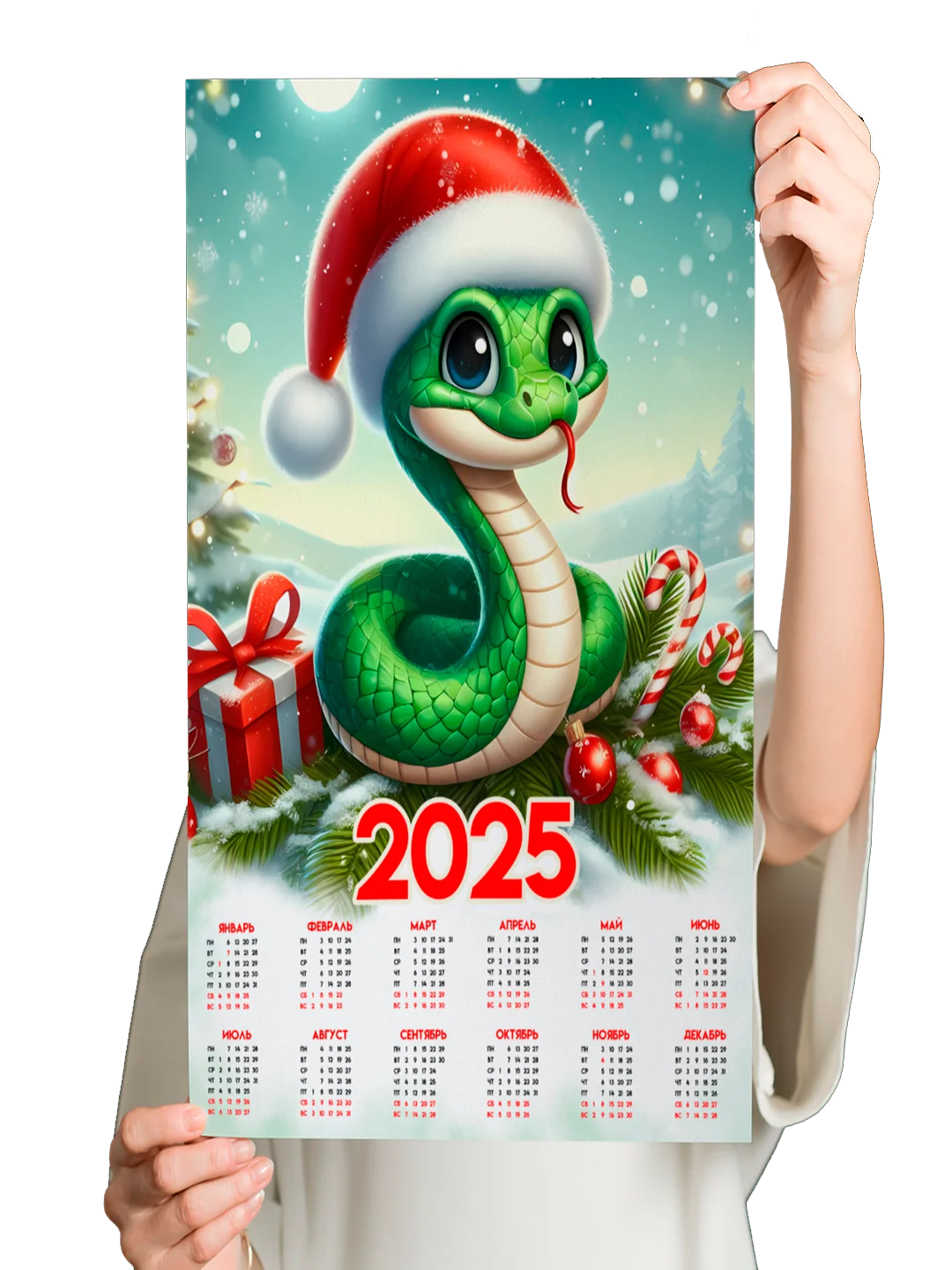 Серебряный календарь на Новый 2025 год 18+, алкокалендарь, офигенный, гребаный, 42 вида размер А4