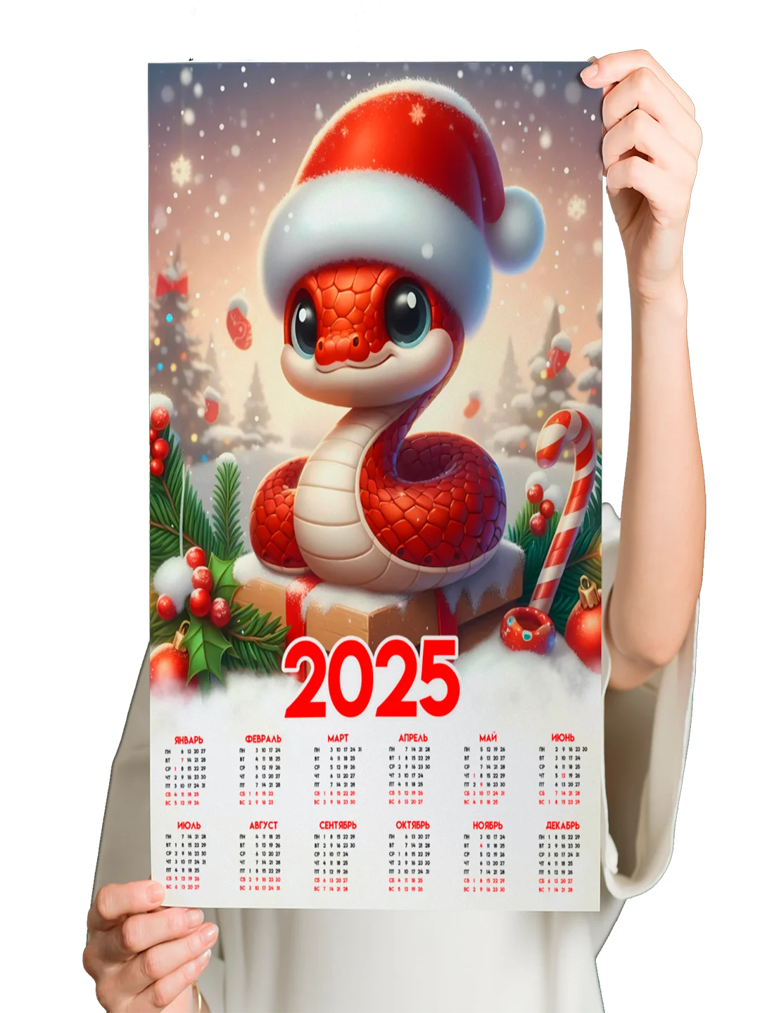 Серый календарь на Новый 2025 год 18+, алкокалендарь, офигенный, гребаный, 42 вида размер А4