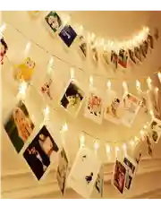 Гирлянда с прищепками, силиконовый провод, 4м, 20 LED