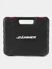 Серый дрель-шуруповерт DAMMER, аккумуляторный, бесщёточный, 16,8V / 21V