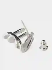 Серебряный серьги женские со стразами