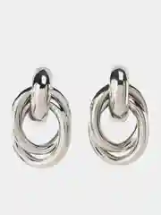 Серебряный серьги женские, набор из 5 пар