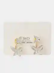 Женские серьги в виде бабочек