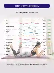 Зеленый умные диагностические весы LUMME LU-1333 малахит
