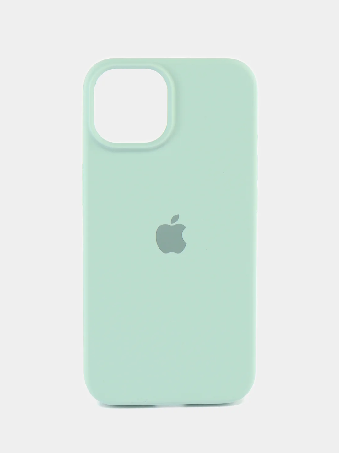 Мятный чехол для iPhone, Айфон 11, 12, 13, 14, 15, Pro, Max, Silicone Case, силиконовый