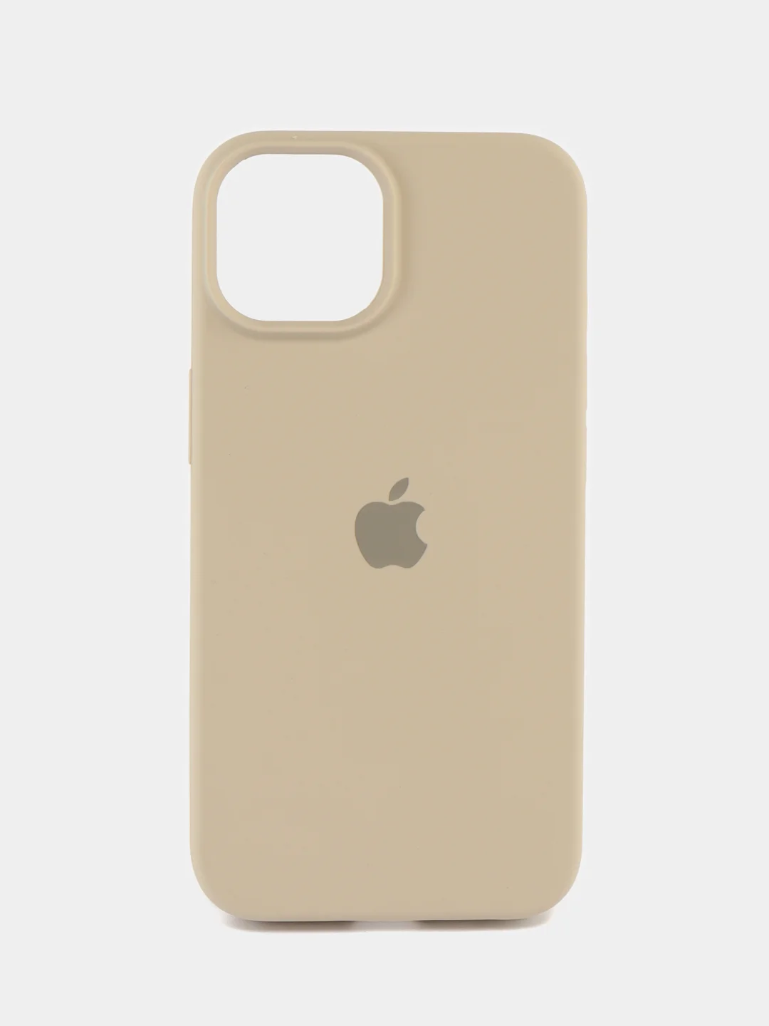 Бежевый меланж чехол для iPhone, Айфон 11, 12, 13, 14, 15, Pro, Max, Silicone Case, силиконовый