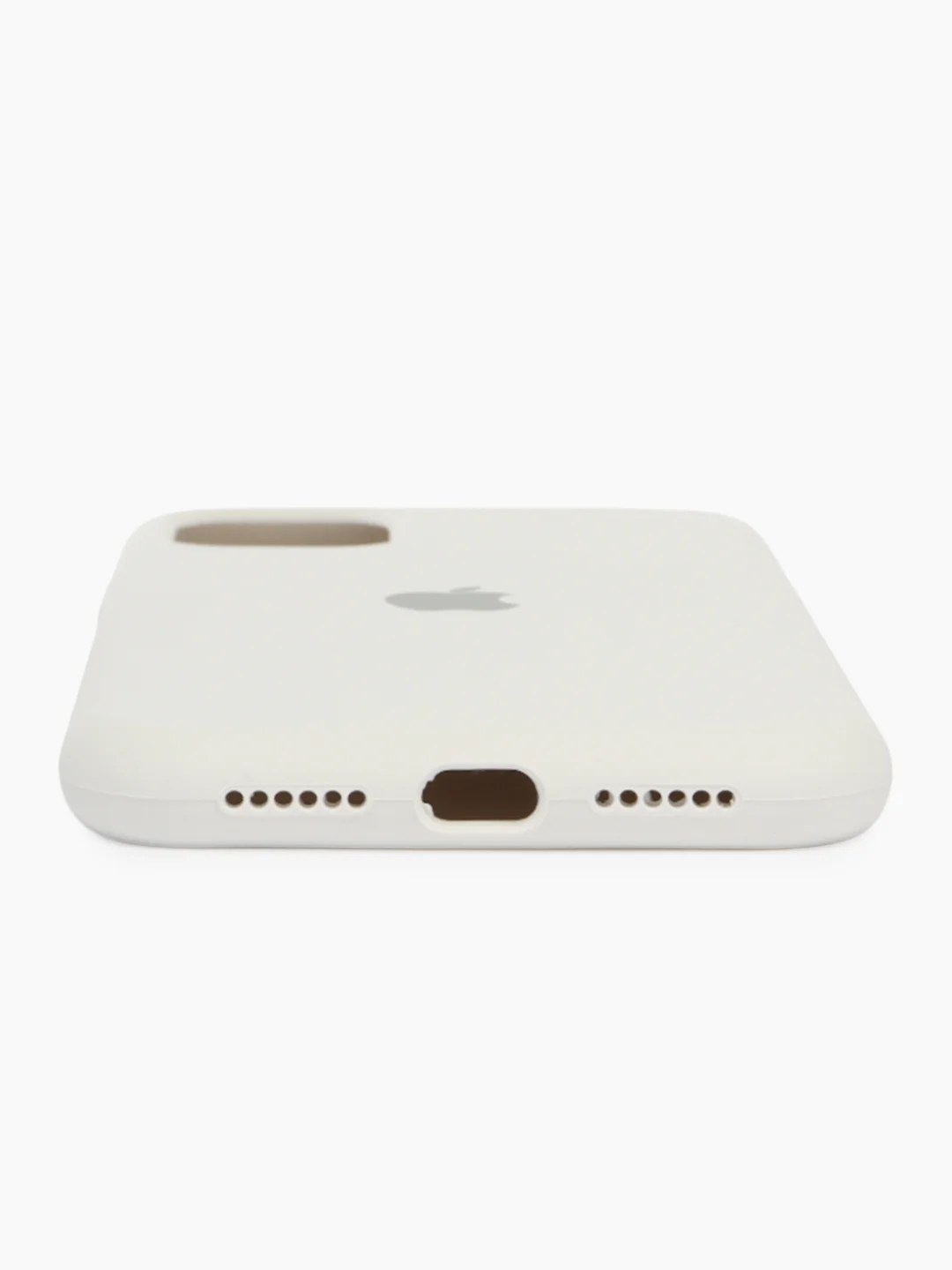 Белый чехол для iPhone, Айфон 11, 12, 13, 14, 15, Pro, Max, Silicone Case, силиконовый