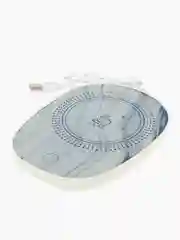 Серый подарок женщине/девушке,подарок мужчине/парню.Кружка для чая с подогревом.Подарочный набор