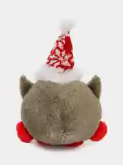 EliteDog Игрушка для собак плюшевая с пищалкой "Сова", серая