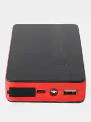 Красный пусковое зарядное устройство для автомобиля, Jump Starter, бустер ПЗУ пускач