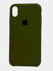 Оливковый чехол iPhone XR Silicone case