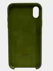 Оливковый чехол iPhone XR Silicone case