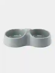 Серый миска для кошек, для собак мелких пород 23*10*6 (0.2л)