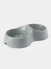 Серый миска для кошек, для собак мелких пород 23*10*6 (0.2л)
