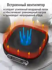 Черный сушилка для овощей и фруктов STINGRAY ST-FD713A, 5 поддонов, мощность 350 Вт, черный