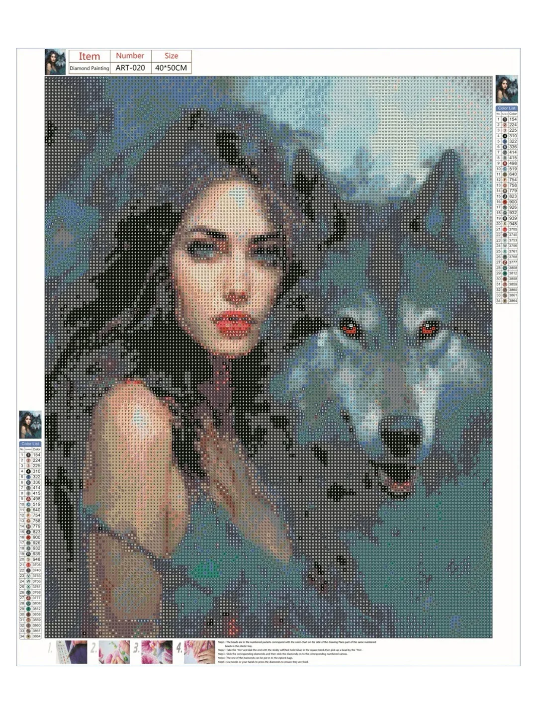 Горчичный алмазная мозаика, без подрамника, 30*30, 30*40, 40*50