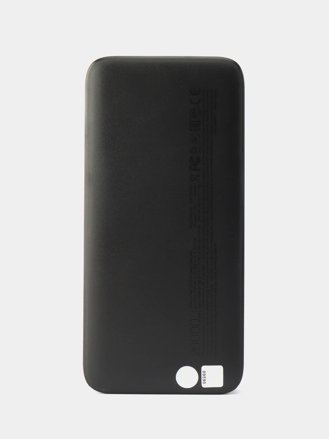 Черный внешний аккумулятор Power Bank 18W, 20000mAh, с фуекцией быстрой зарядки