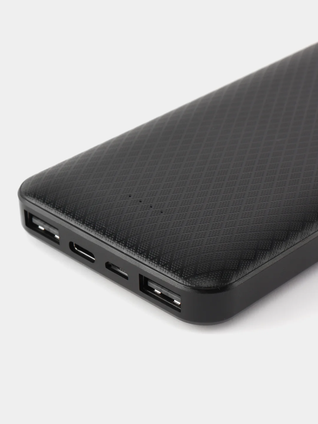 Черный внешний аккумулятор Borofone BJ3 10000 mAh (2xUSB, Micro-USB, Type-C)