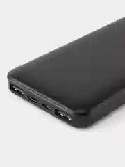 Черный внешний аккумулятор Borofone BJ3 10000 mAh (2xUSB, Micro-USB, Type-C)
