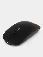 Черный мышь компьютерная, бесшумная, беспроводная, RGB-подсветка, USB зарядка