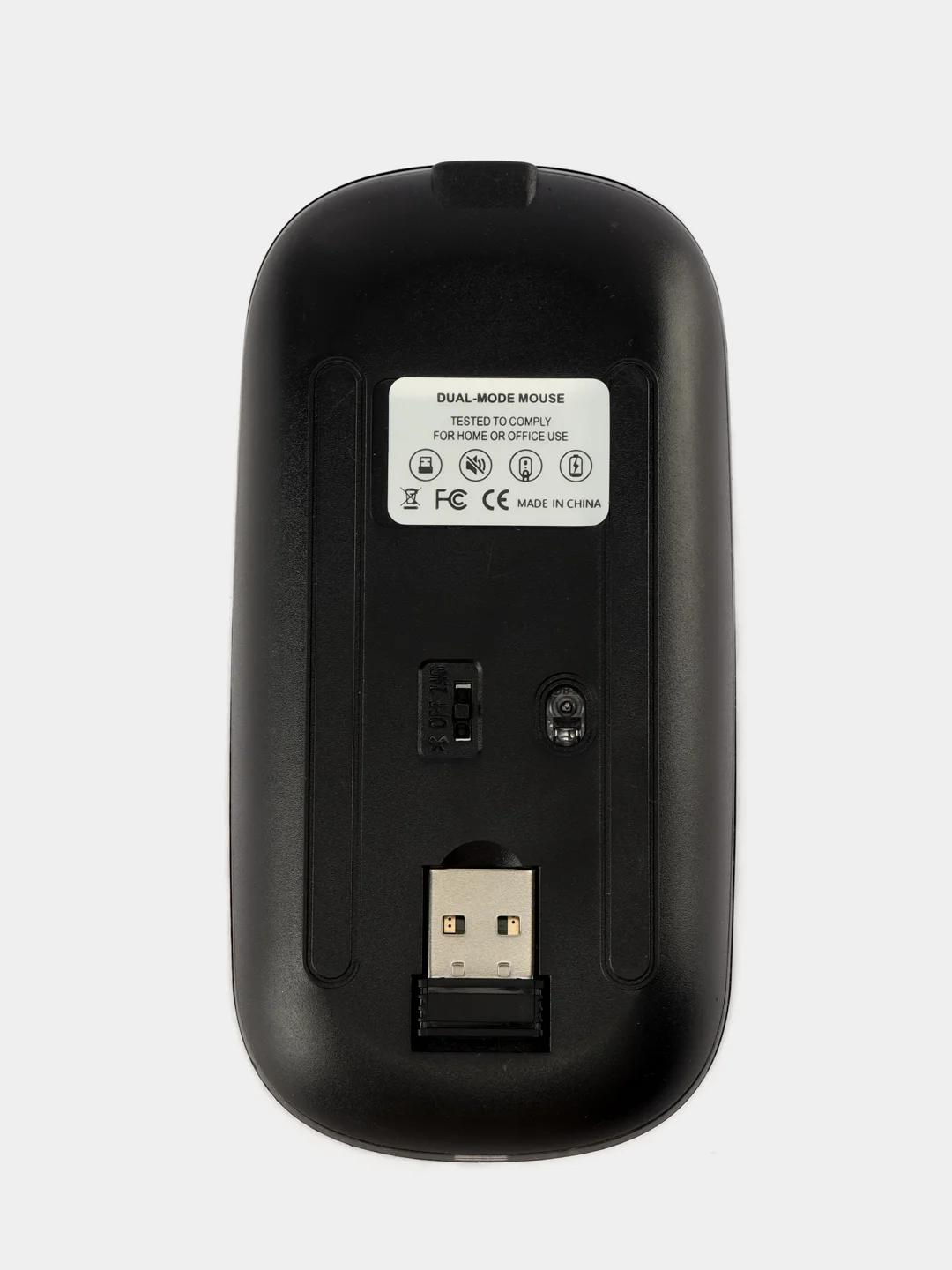 Черный мышь компьютерная, бесшумная, беспроводная, RGB-подсветка, USB зарядка
