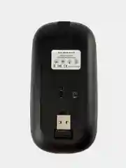 Черный мышь компьютерная, бесшумная, беспроводная, RGB-подсветка, USB зарядка