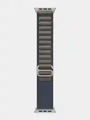 Синий меланж ремешок для смарт-часов Apple Watch Alpine Loop "Альпийская петля", нейлоновый, 42-49 мм