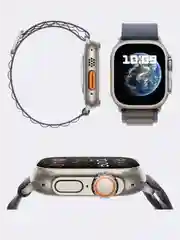 Синий меланж ремешок для смарт-часов Apple Watch Alpine Loop "Альпийская петля", нейлоновый, 42-49 мм