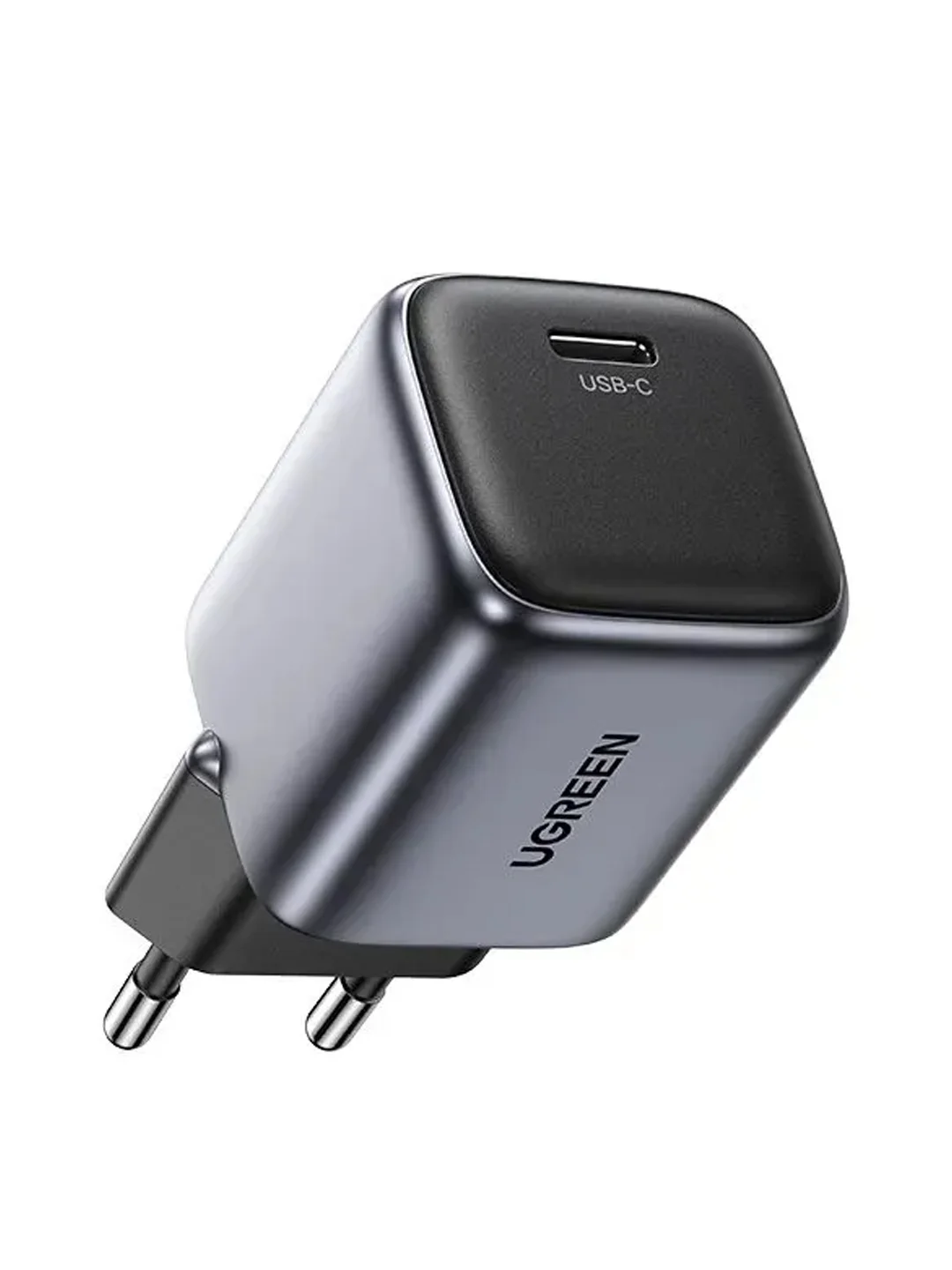 Черный сетевое зарядное устройство UGREEN CD319 (25257) Nexode Mini 30W USB-C PD GaN