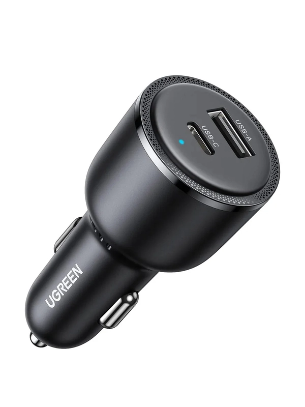 Автомобильное зарядное устройство UGREEN CD239 (90645) USB-C PD+USB-A 63W  без кабеля