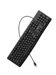 Черный комплект проводная клавиатура и проводная мышка UGREEN MK003 с кабелем USB