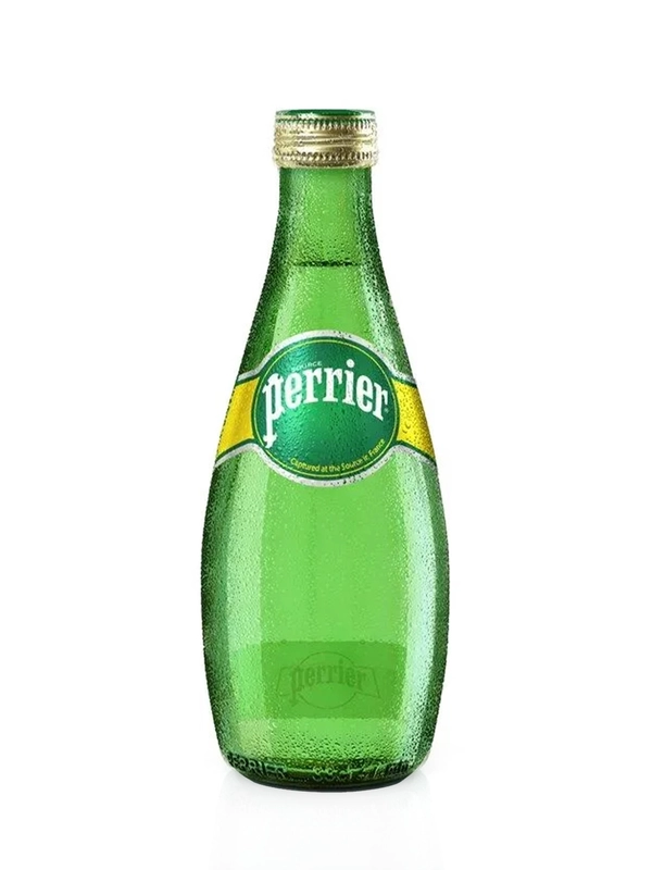 Вода минеральная Perrier, газированная, в стекле, 330 мл