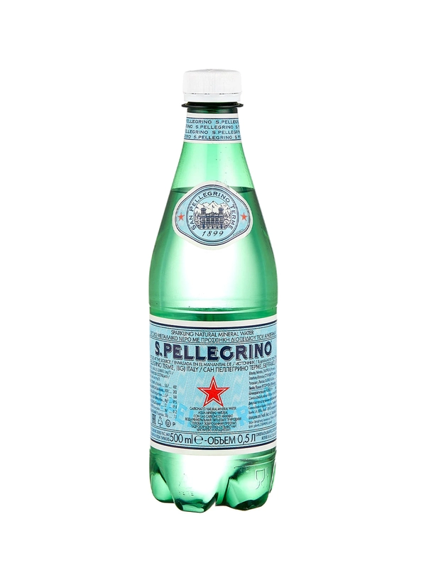 Вода San Pellegrino минеральная, газированная, 500 мл