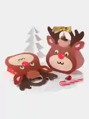 Коричневый коробка складная новогодняя,подарочная коробка Новогодняя,упаковка для новогоднего подарка