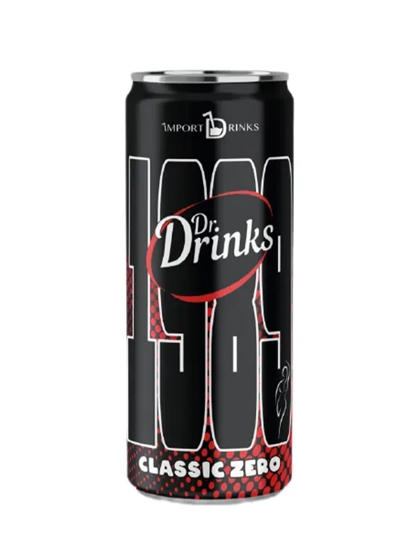 Напиток безалкогольный Dr. Drinks Zero Sugar, сильногазированный, 330 мл
